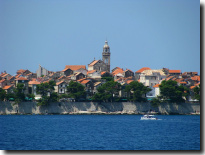 Korcula from ferry