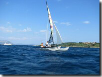 Sailing in Lumbarda