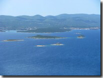 View of Korcula from Kapetanija